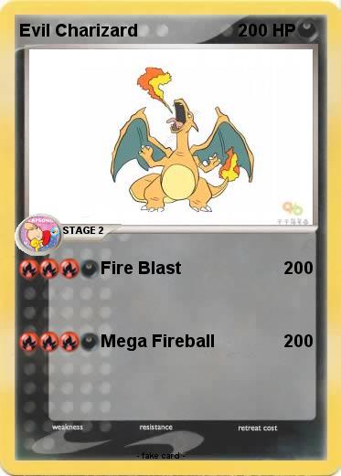 Pokemon Evil Charizard
