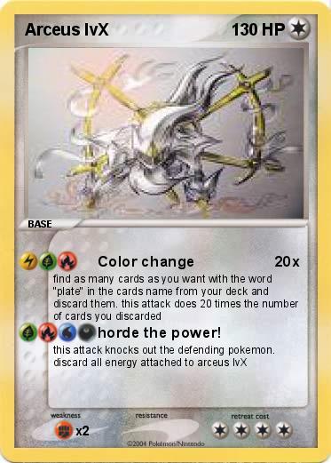 Pokemon Arceus lvX
