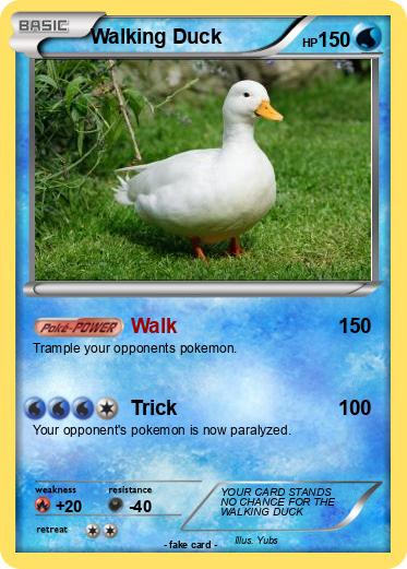 Pokemon Walking Duck