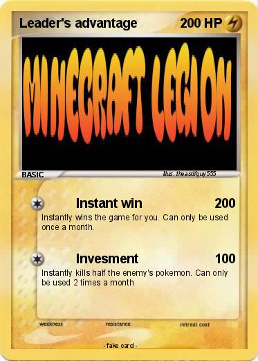 Pokemon Leader's advantage