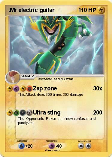 Pokemon .Mr electric guitar