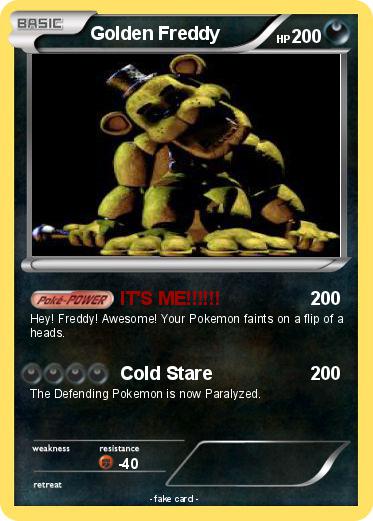 Pokemon Golden Freddy