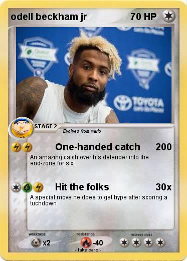 Pokemon odell beckham jr