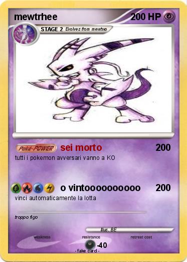Pokemon mewtrhee