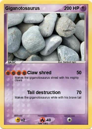 Pokemon Giganotosaurus