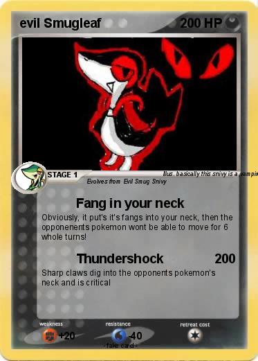 Pokemon evil Smugleaf
