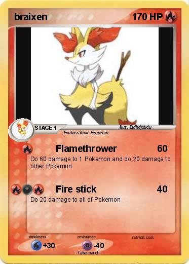 Pokemon braixen