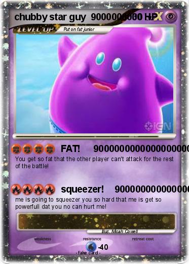 Pokemon chubby star guy  9000000000