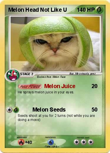 Pokemon Melon Head Not Like U