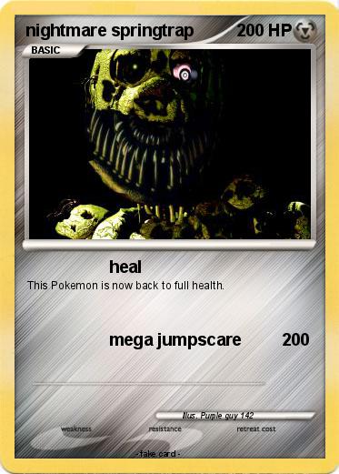 Pokemon nightmare springtrap
