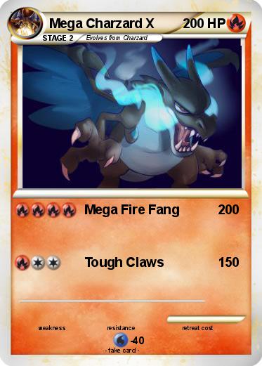 Pokemon Mega Charzard X