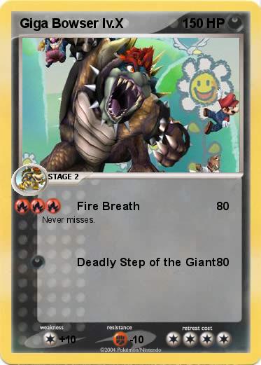 Pokemon Giga Bowser lv.X