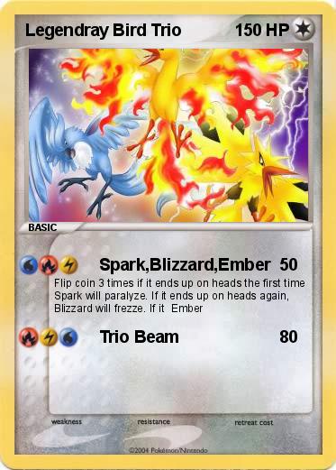 Pokemon Legendray Bird Trio