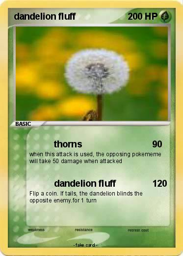 Pokemon dandelion fluff