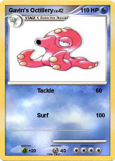 Pokemon Gavin's Octillery