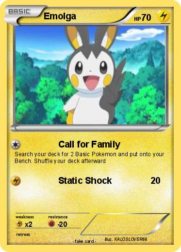 Pokemon Emolga