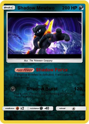 Pokemon Shadow Mewtwo