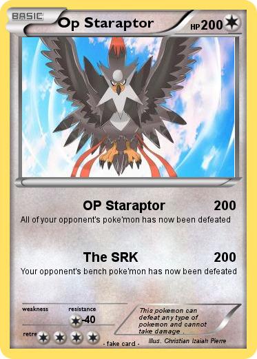 Pokemon Op Staraptor
