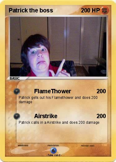 Pokemon Patrick the boss
