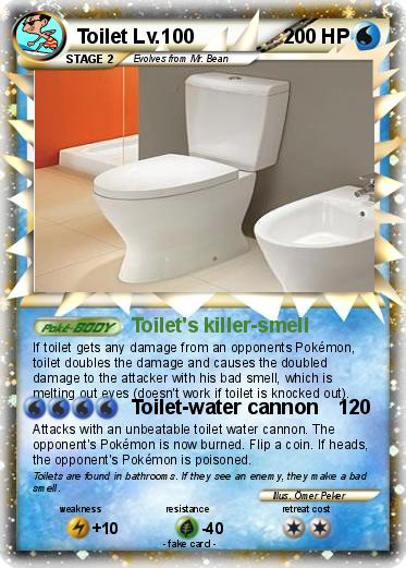 Pokemon Toilet Lv.100