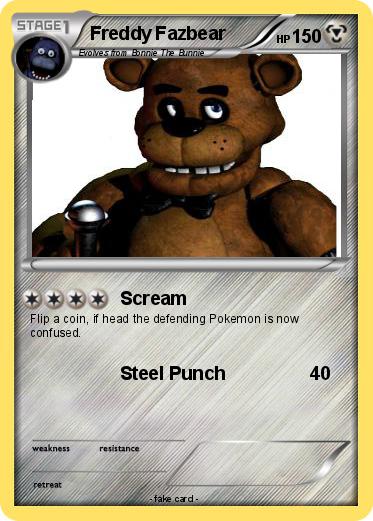 Pokemon Freddy Fazbear