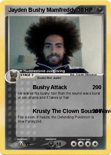 Pokemon Jayden Bushy Mamfreddy