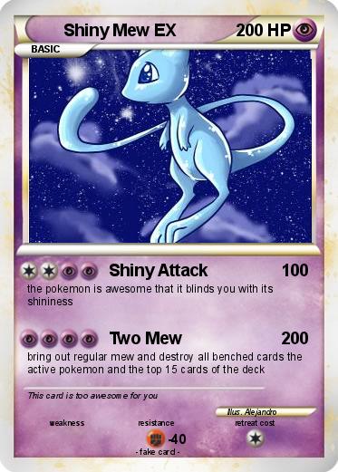 Pokemon Shiny Mew EX