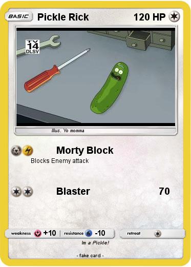 Pokemon Pickle Rick