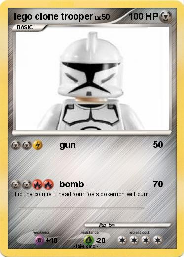 Pokemon lego clone trooper
