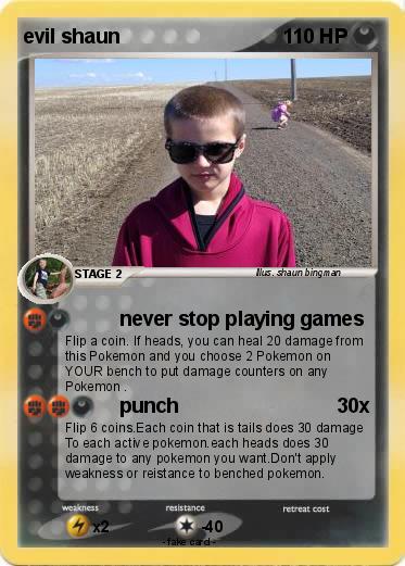 Pokemon evil shaun