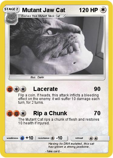 Pokemon Mutant Jaw Cat