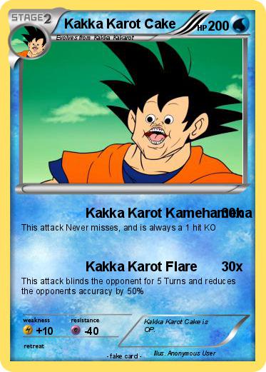 Pokemon Kakka Karot Cake