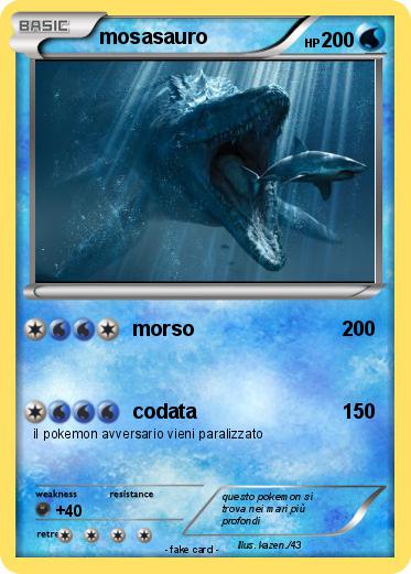 Pokemon mosasauro