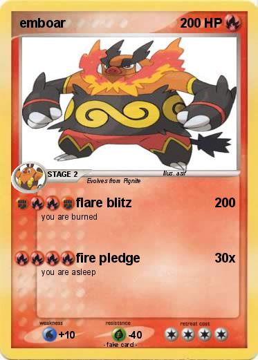 Pokemon emboar