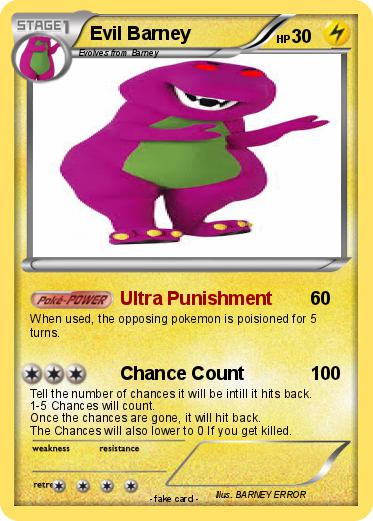 Pokemon Evil Barney