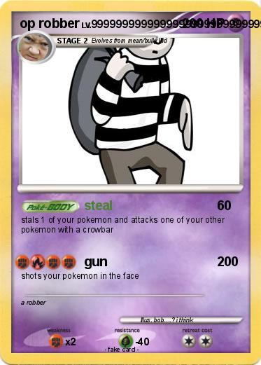 Pokemon op robber