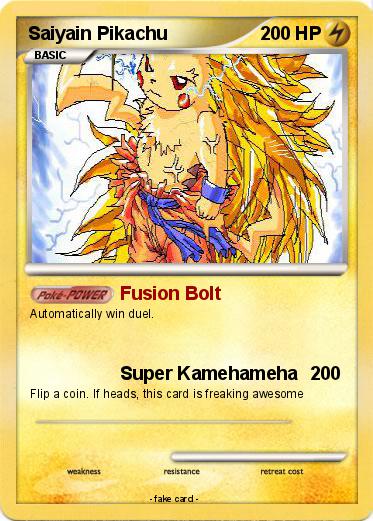 Pokemon Saiyain Pikachu