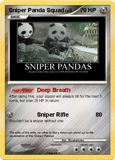 Pokemon Sniper Panda Squad