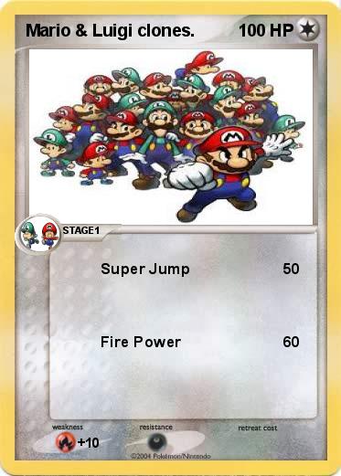 Pokemon Mario & Luigi clones.