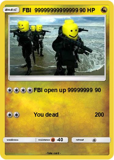 Pokemon FBI  99999999999999