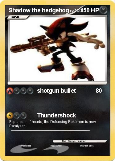 Pokemon Shadow the hedgehog