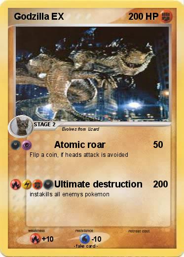 Pokemon Godzilla EX