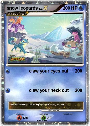 Pokemon snow leopards