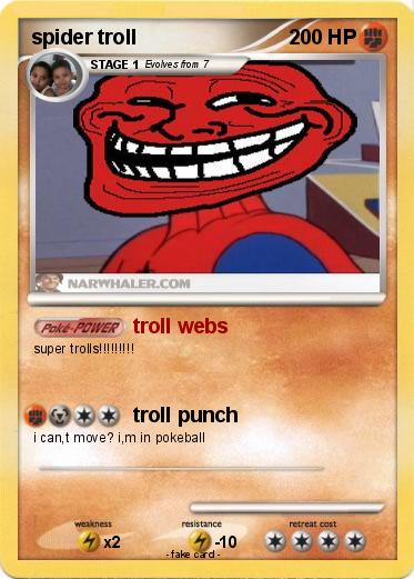 Pokemon spider troll