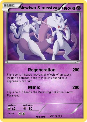 Pokemon Mewtwo & mewtwoy gx