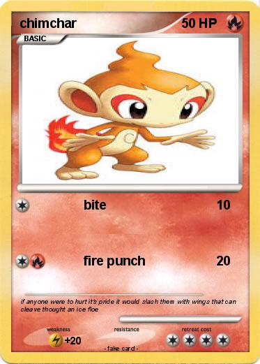 Pokemon chimchar