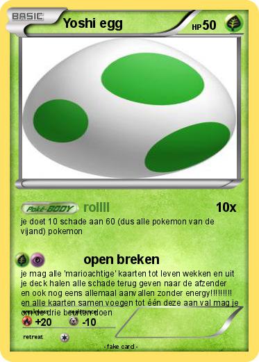 Pokemon Yoshi egg