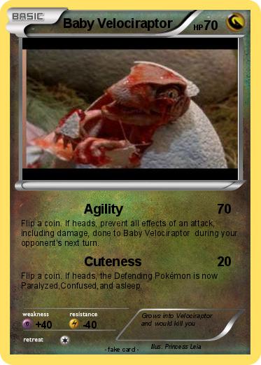 Pokemon Baby Velociraptor