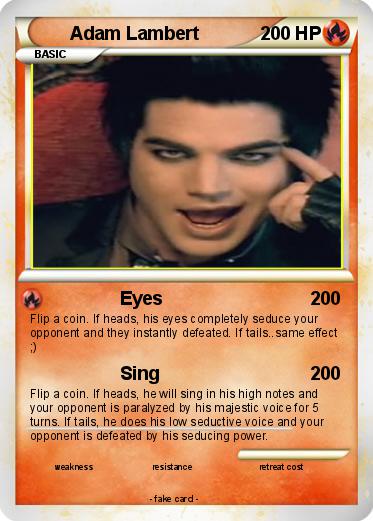 Pokemon Adam Lambert