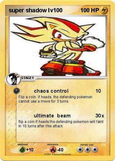 Pokemon super shadow lv100